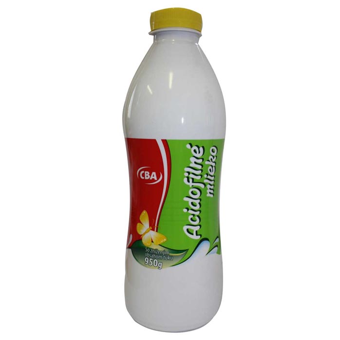 Acidofilné mlieko nízkotučné CBA 950g