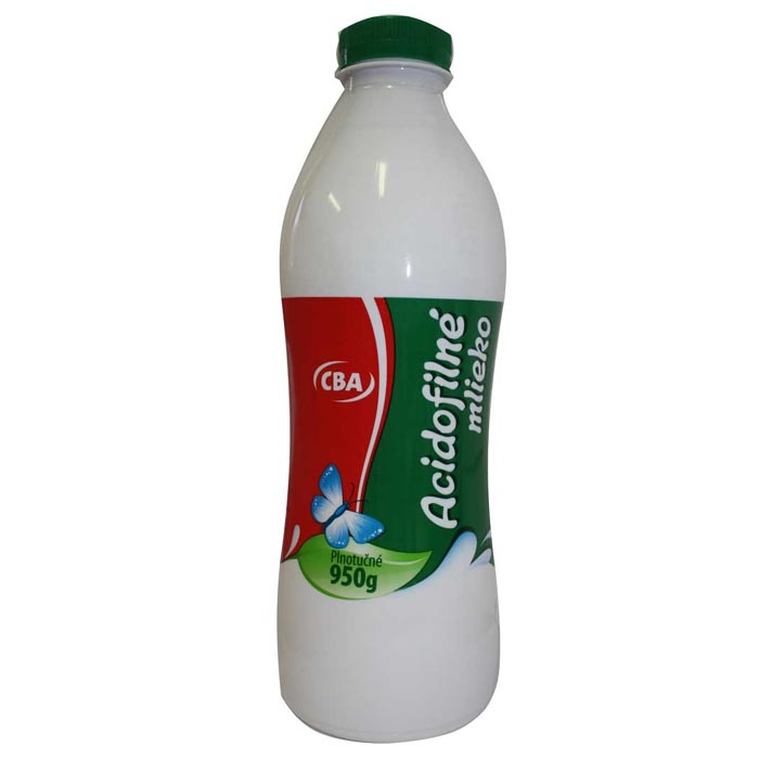 Acidofilné mlieko plnotučné CBA 950g