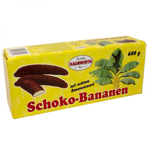 Banány v čokoláde s banánovým pyré Hauswirth 600g