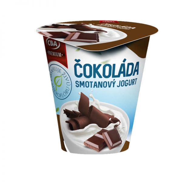 Jogurt Premium smotanový čokoládový CBA 145g
