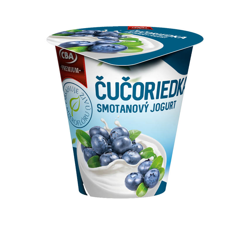 Jogurt Premium smotanový čučoriedkový CBA 145g