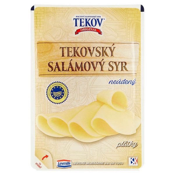 Tekovský salámový syr neúdený porciovaný 100g