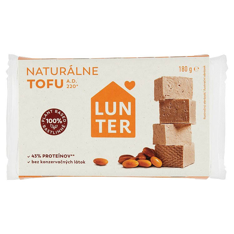 Tofu naturálne Lunter 180g