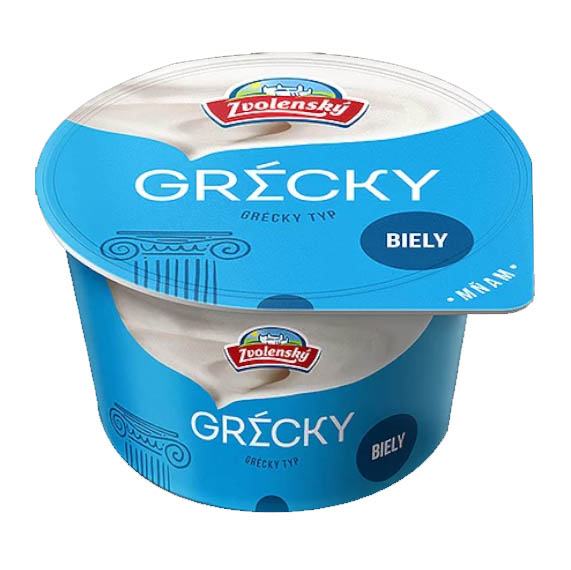 Zvolenský jogurt grécky typ biely 125g