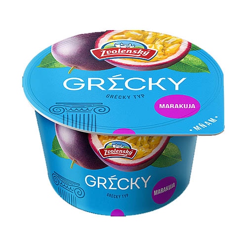 Zvolenský jogurt grécky typ Marakuja 125g