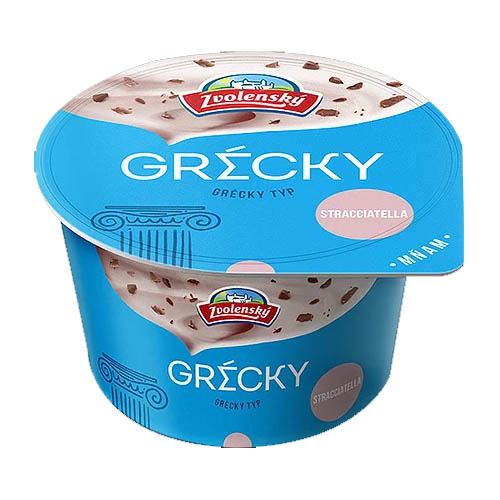 Zvolenský jogurt grécky typ Stracciatella 125g