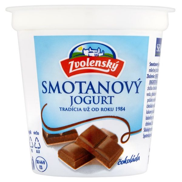 Zvolenský smotanový jogurt čokoládový 145g