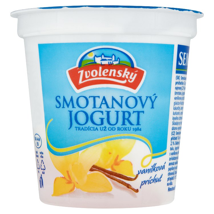 Zvolenský smotanový jogurt vanilkový 145g