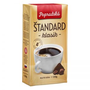 Popradská mletá káva Štandard Klasik 250g