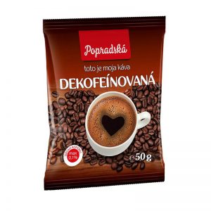 Popradská mletá káva Dekofeínovaná 50g