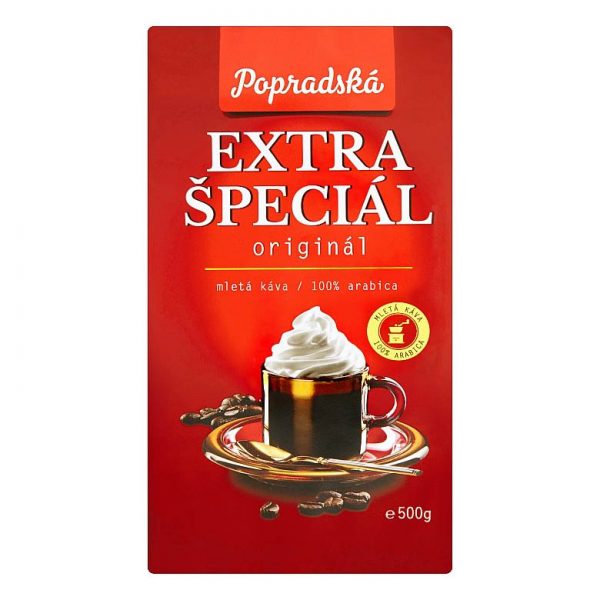 Popradská mletá káva Extra Špeciál 500g