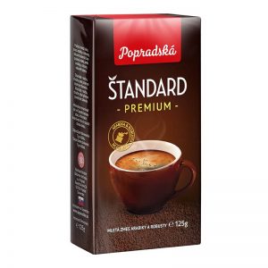 Popradská mletá káva Štandard Premium 125g