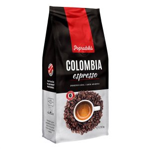 Popradská zrnková káva Colombia Espresso 250g