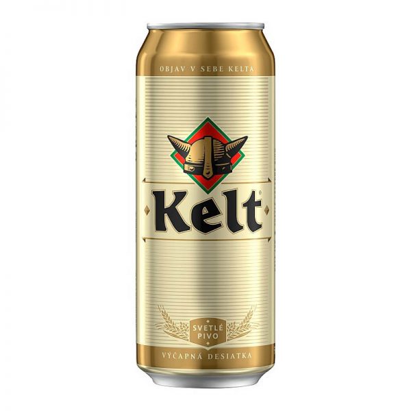 Kelt 10% svetlé výčapné pivo 500ml donášková služba Zlaté Moravce