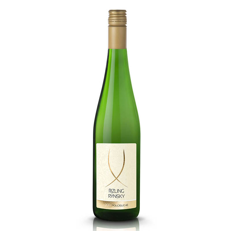 Rizling rýnsky slovenské akostné odrodové víno CH.O.P. biele suché Víno Levice 6ks x 0,75l