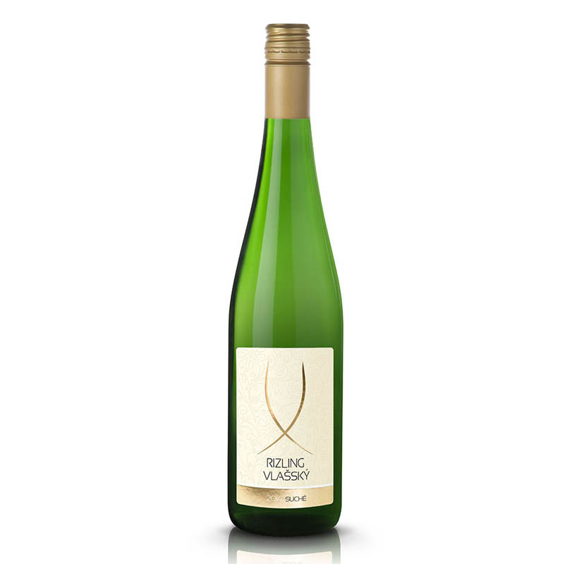 Rizling vlašský slovenské akostné odrodové víno CH.O.P. biele suché Víno Levice 6ks x 0,75l