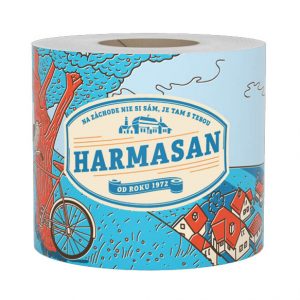 Toaletný papier jednovrstvový Harmasan 400 útržkov 50m donášková služba Zlaté Moravce